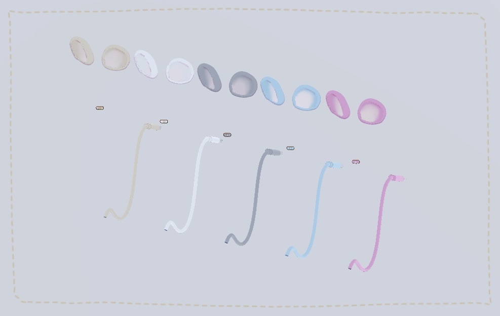 Mouse ear & tail ネズミみみセットㅣ3Dモデル【VRChat】