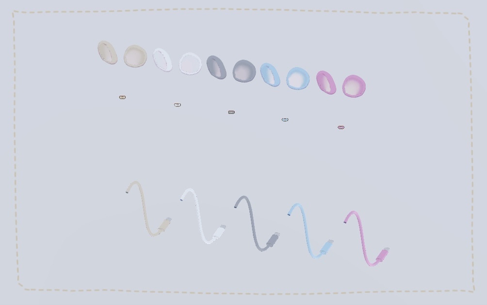 Mouse ear & tail ネズミみみセットㅣ3Dモデル【VRChat】