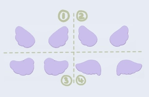 ふわふわ天使の翼 Fluffy Angel Wings l 3Dモデル【VRChat】