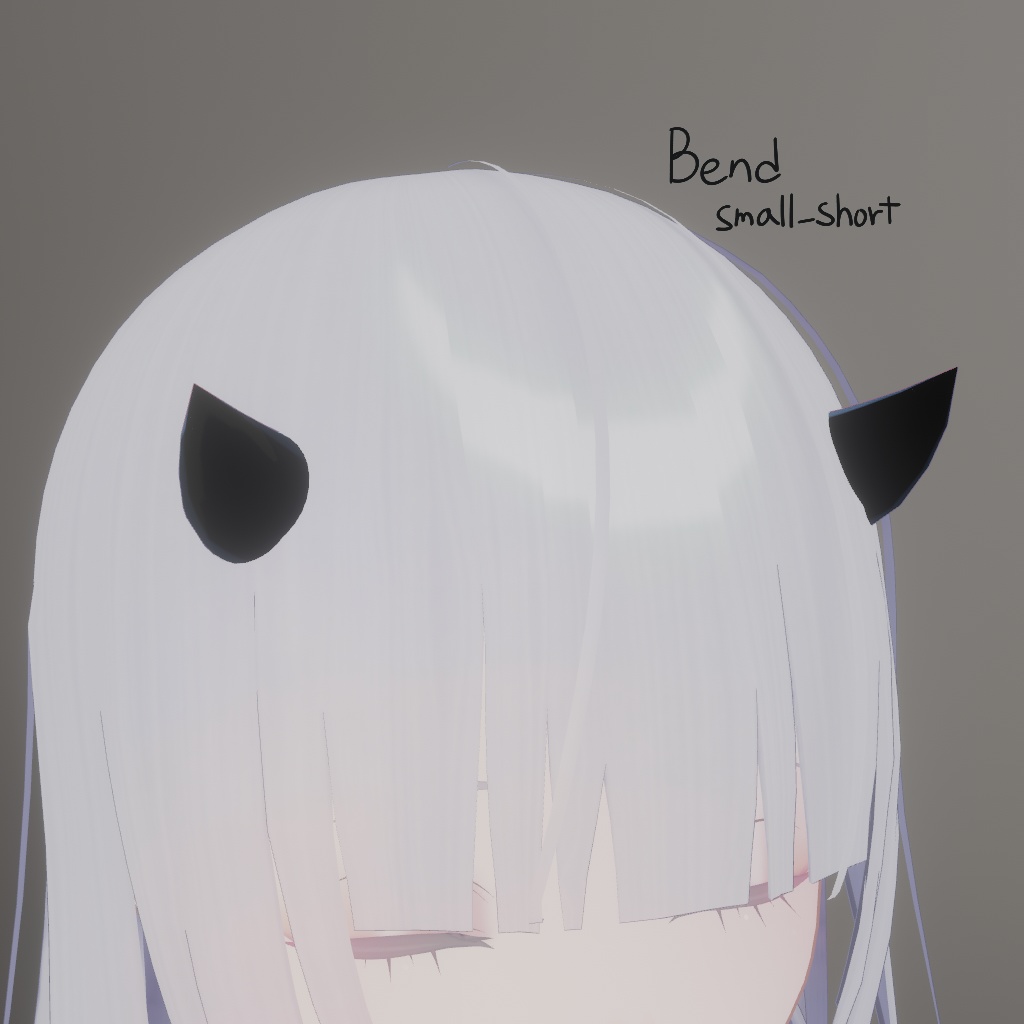 ベーシックツノHornㅣ3D モデル【VRChat】