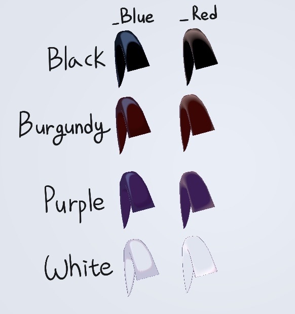 ベーシックツノHornㅣ3D モデル【VRChat】