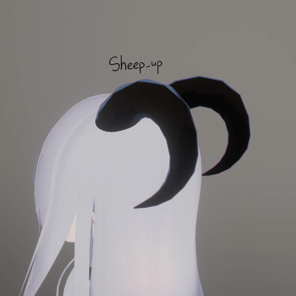 ベーシックツノHornㅣ3D モデル【VRChat】
