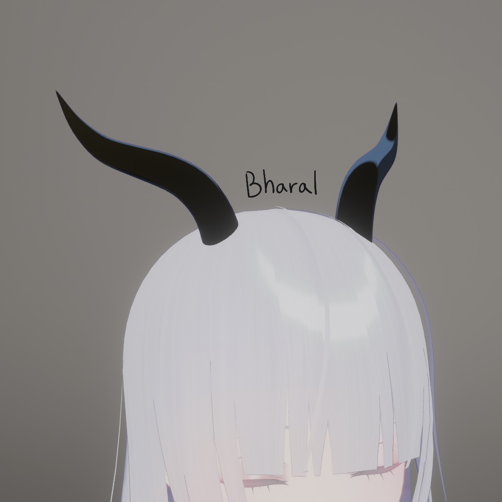 ベーシックツノHornㅣ3D モデル【VRChat】