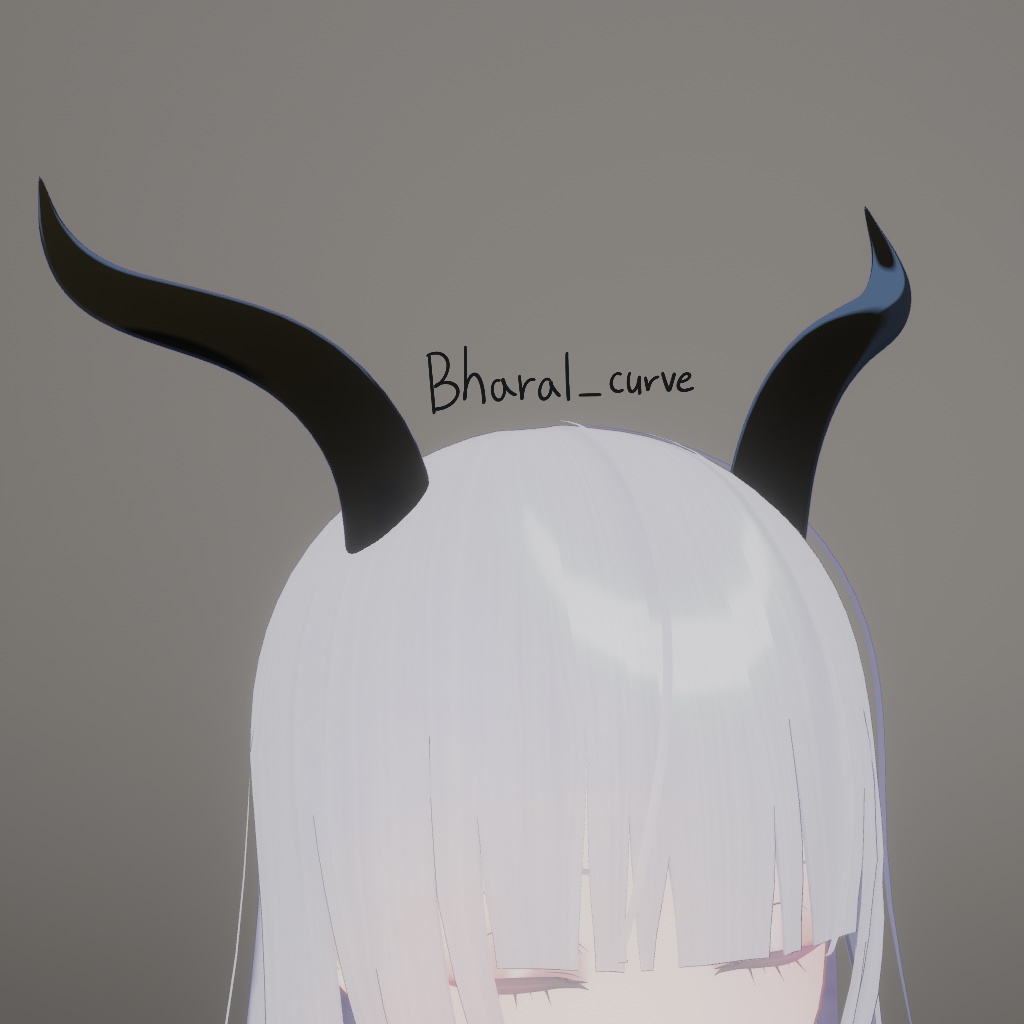 ベーシックツノHornㅣ3D モデル【VRChat】