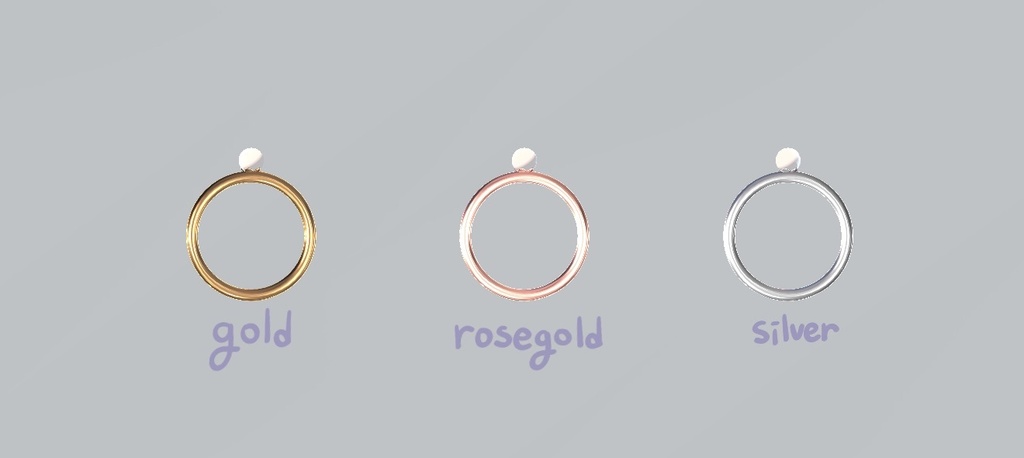 パールジュエリー Pearl Jewelryㅣ3D モデル【VRChat】