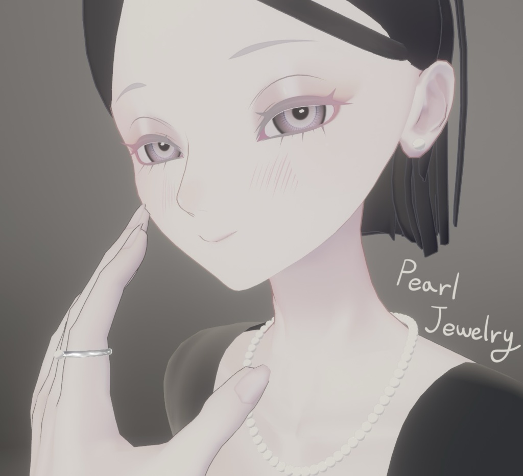 パールジュエリー Pearl Jewelryㅣ3D モデル【VRChat】