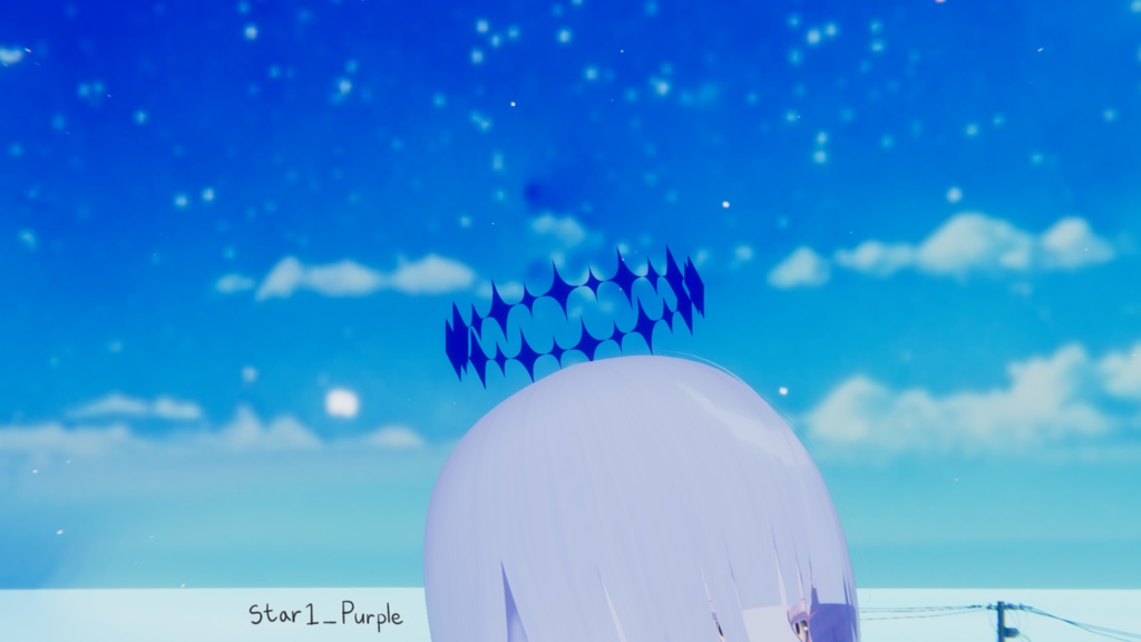 星タイプ ヘイロー star haloㅣ3Dモデル【VRChat】