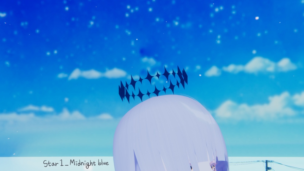 星タイプ ヘイロー star haloㅣ3Dモデル【VRChat】