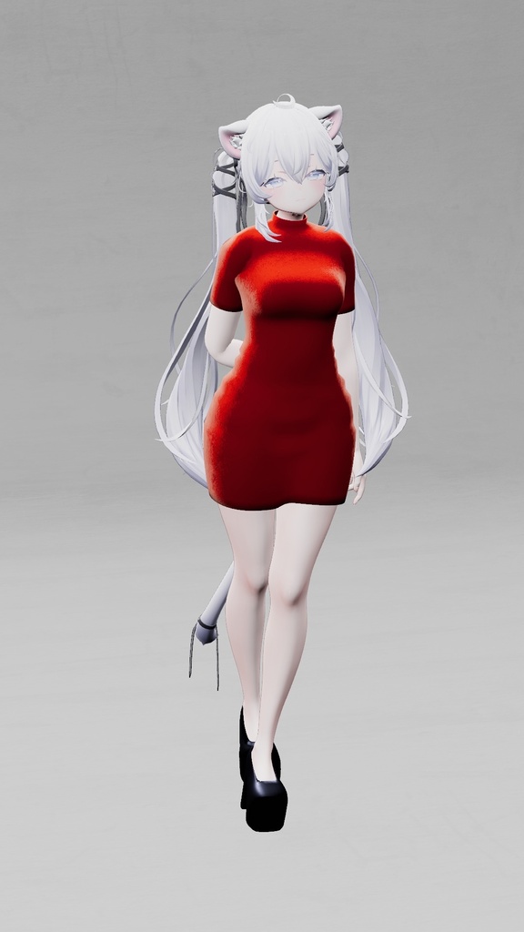 〖期間限定割引イベント〗3type Mini dressㅣ3Dモデル【VRChat】
