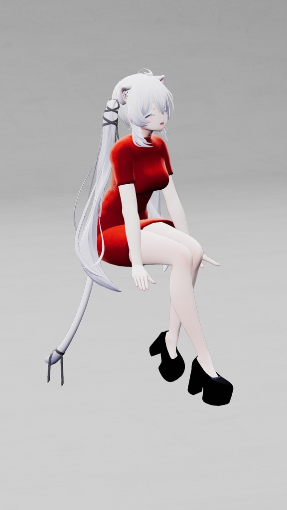 〖期間限定割引イベント〗3type Mini dressㅣ3Dモデル【VRChat】