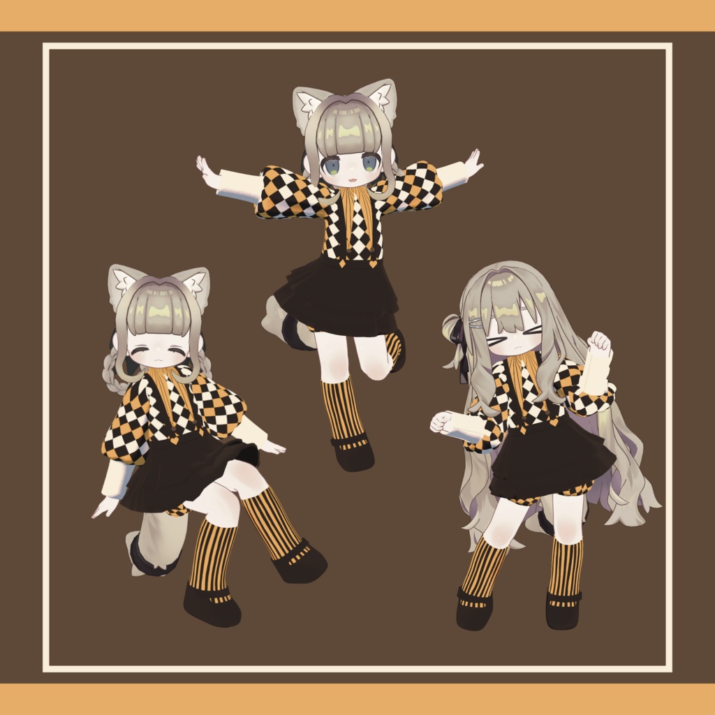【キプフェル Kipfel】✨🎃halloween sale🎃✨ハロウィン衣装<かぼちゃ色ピエロ>
