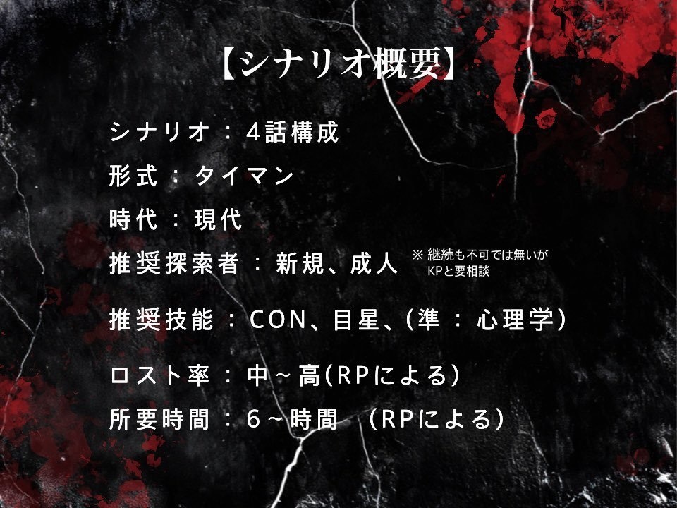 ロスディアン【クトゥルフ神話TRPG/6版】