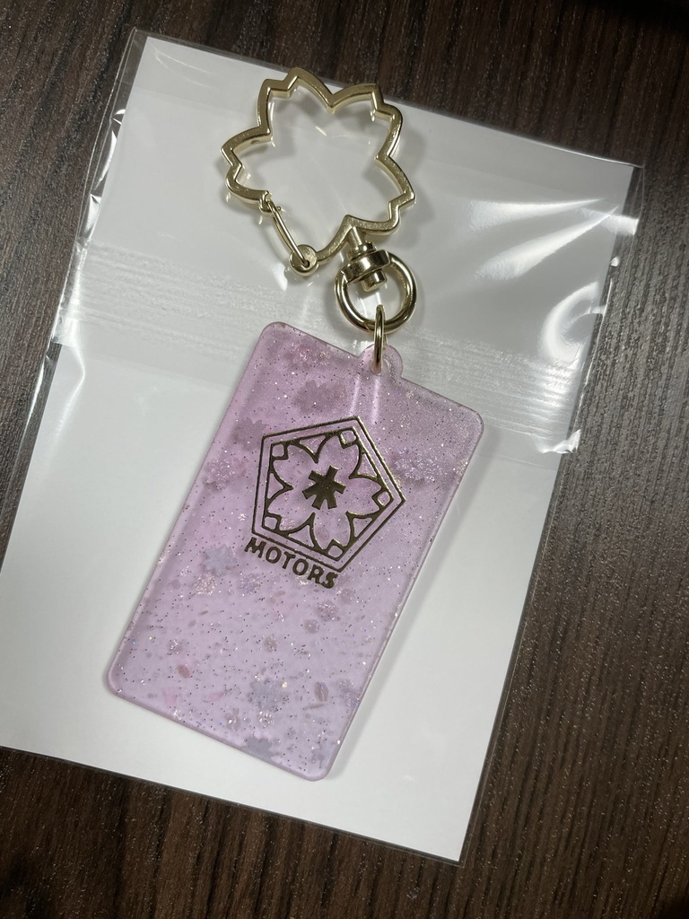 桜木モータース　特製箔押しアクキー