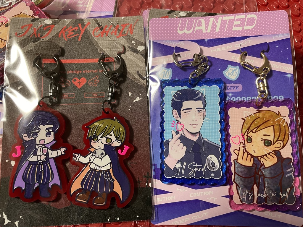 【JR】合作ペアアクキー(2種類)