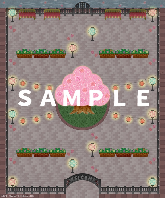 【ピクリエ素材】春MAP【MAP】