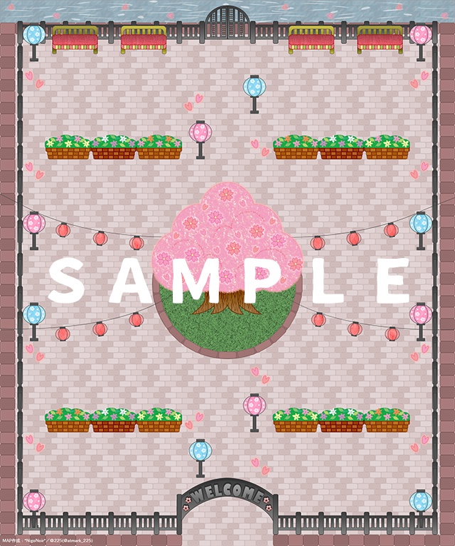 【ピクリエ素材】春MAP【MAP】