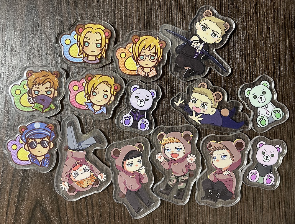 シャカシャカジェラベアアクキーセット