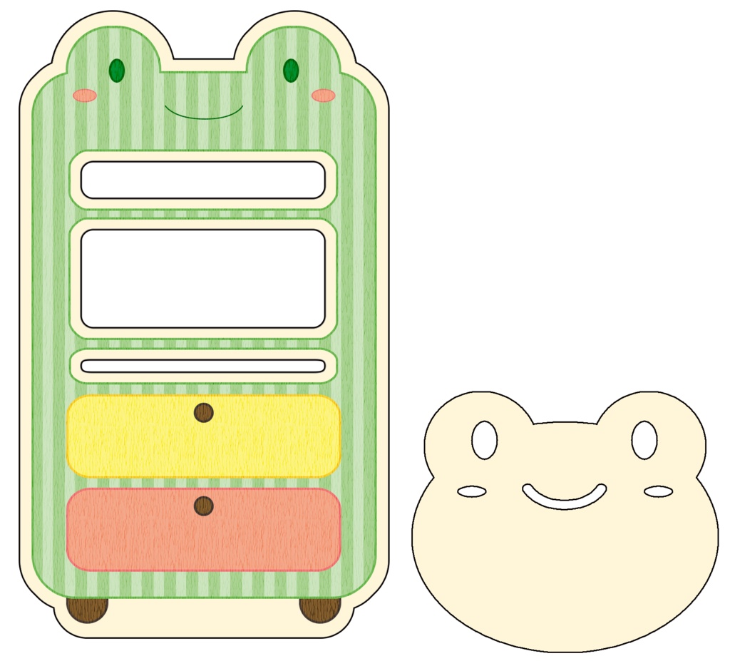 カエルタンスのアクセサリースタンド