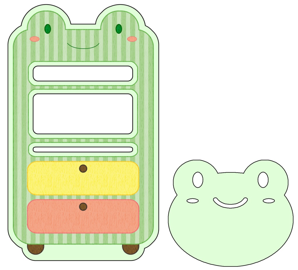 カエルタンスのアクセサリースタンド