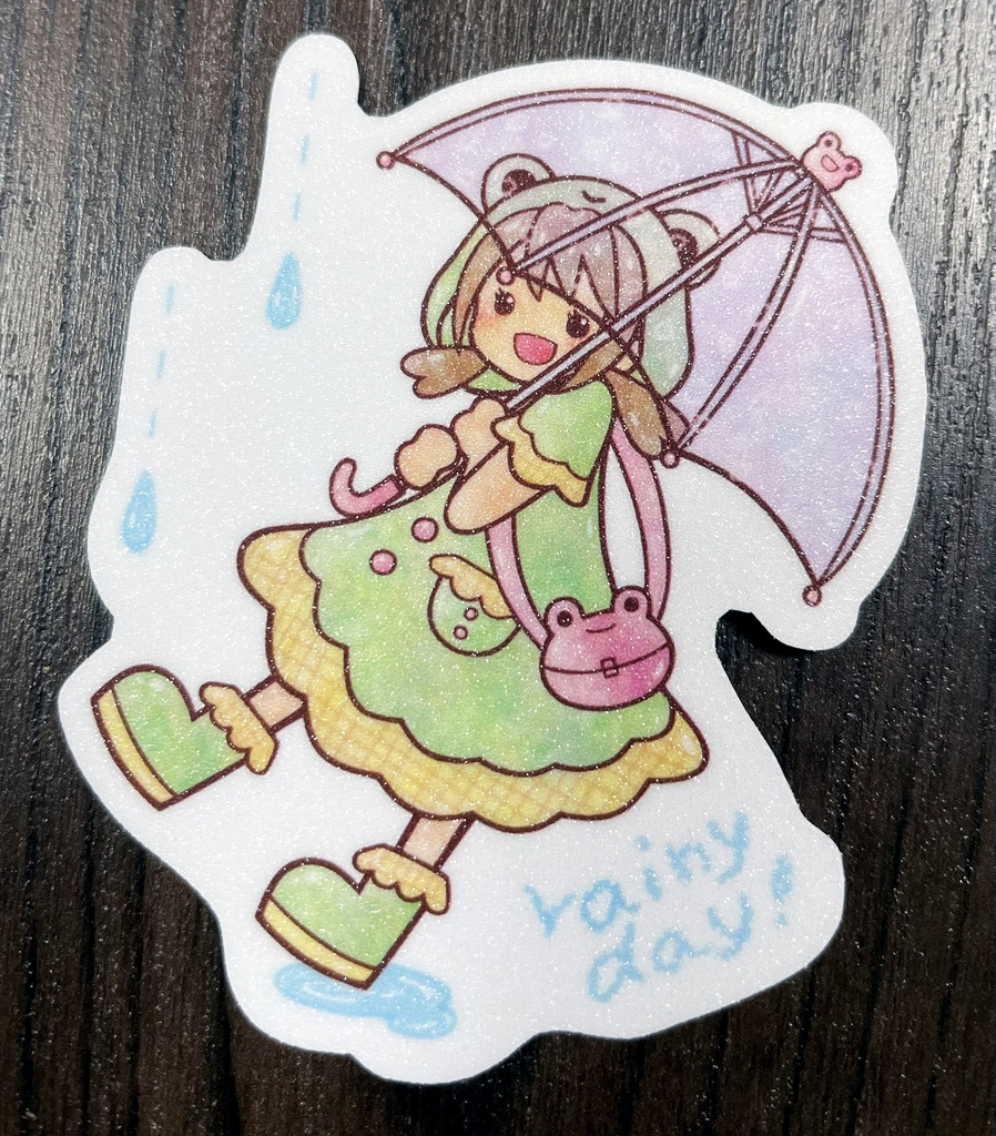 【カエル】ガマちゃんステッカー2種