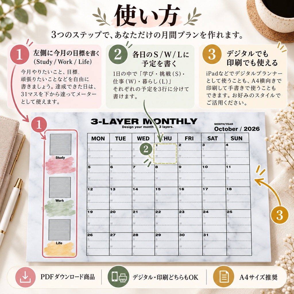 3-LAYER MONTHLY【2026年10月号】