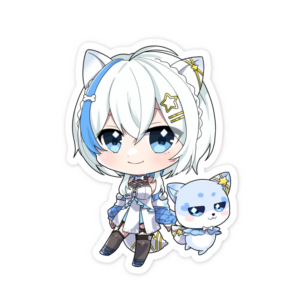 【御子柴える&エル】スマホステッカー