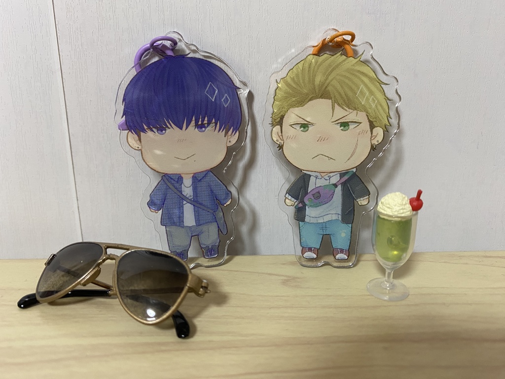 琳 おでかけ アクリルキーホルダー 両面印刷