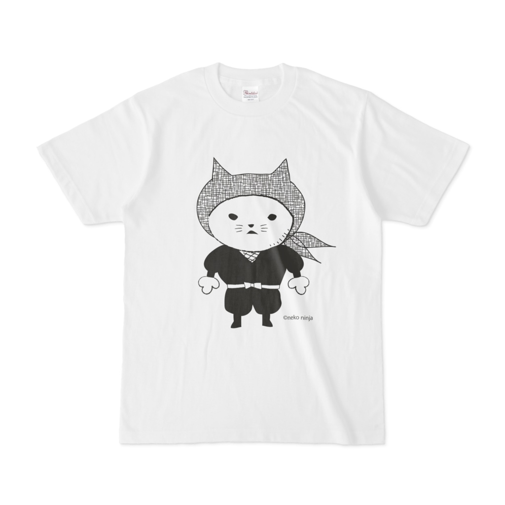 全身ねこ忍者-Tシャツ