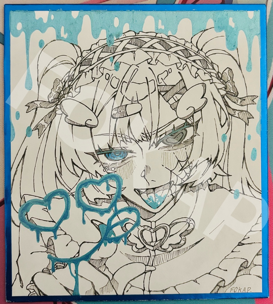 ドラッグ色紙