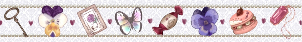 パンジーとひみつのマスキングテープB