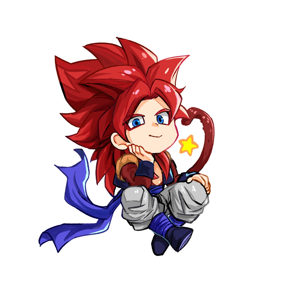 アクリルキーホルダー(ゴジータ4&ベジット4)