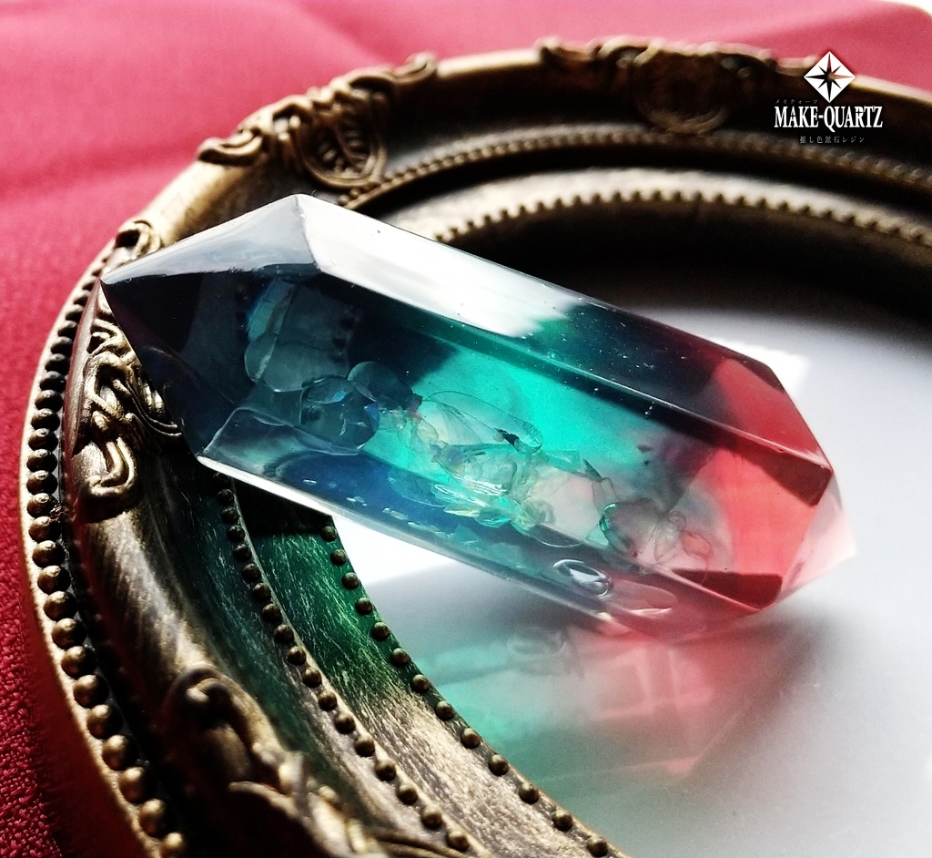 【特大鉱石オーダー・推し色鉱石レジン】置き型クリスタル・オルゴナイト可能【メイクォーツ】