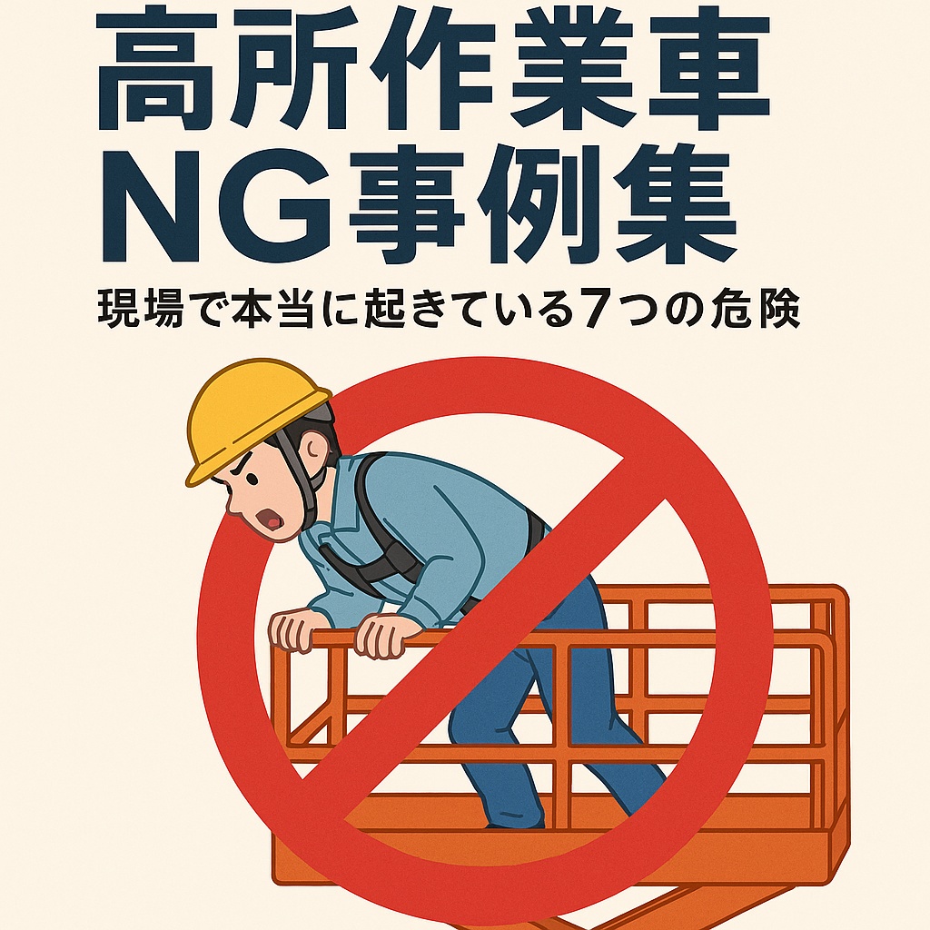 高所作業車｜現場で本当に起きているNG実例集（全7例）