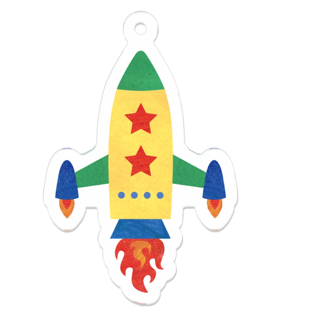 ロケットキーホルダー2（宇宙はっけん隊）