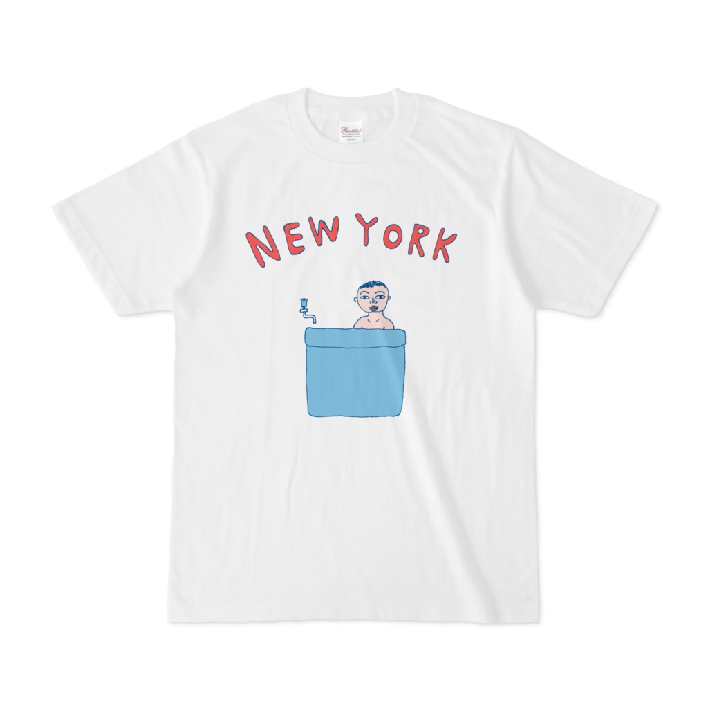 ダジャレデザイン「にゅーよーく」<NEWYORK>*ドラマあのキスの衣装に使われていた模様、松坂桃李さんがきてるのみたよお