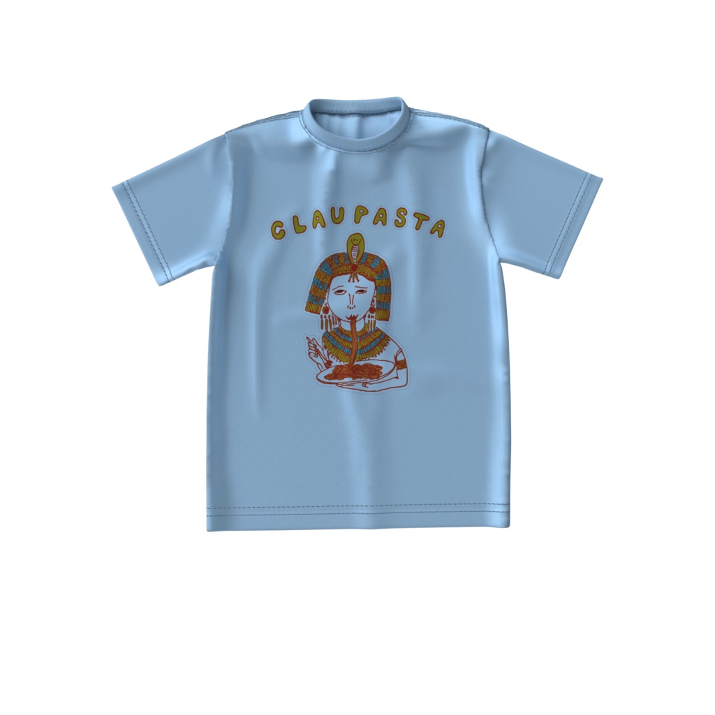 ユーモアダジャレ歴史偉人デザイン「クラウパスタ」