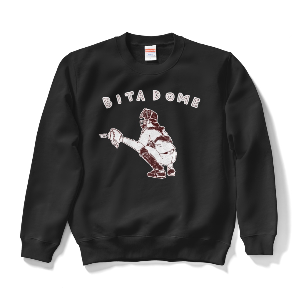 野球デザイン「ビタ止め」