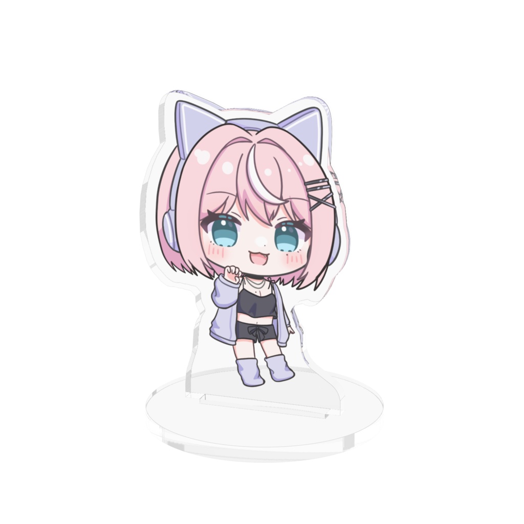 あすねこアクリルフィギュア