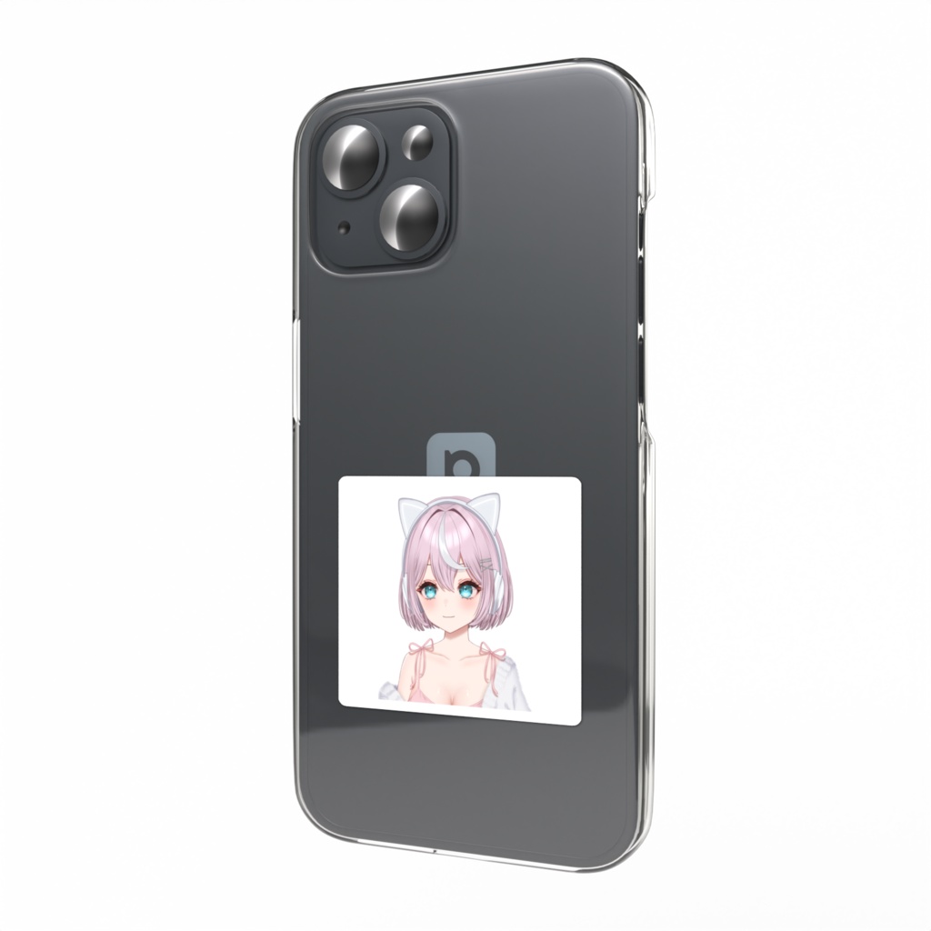 あすねこスマホステッカー