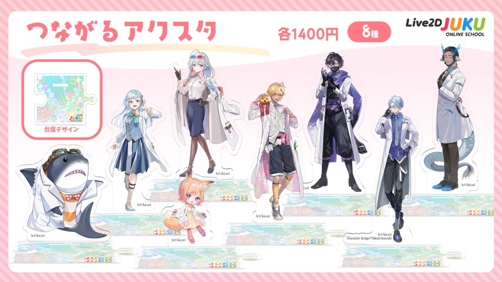 Live2D JUKU つながるアクスタ