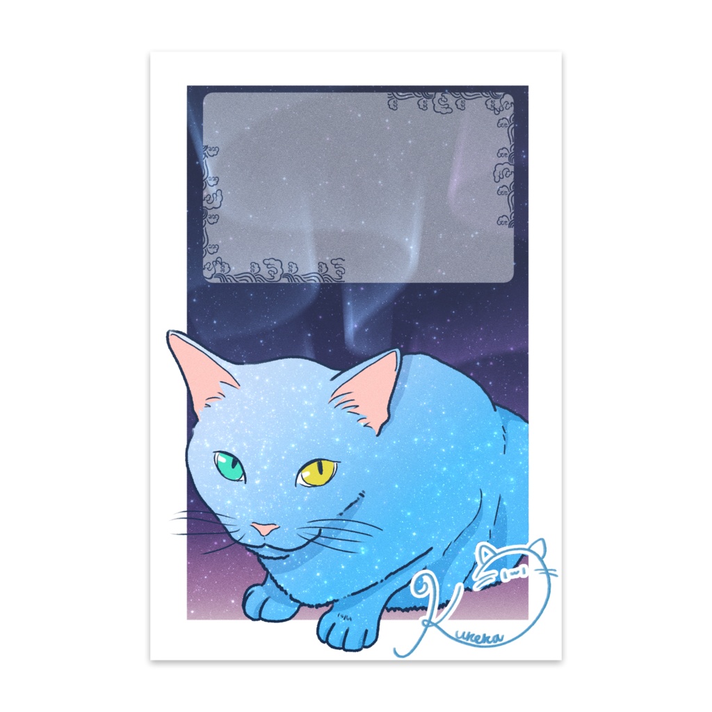 空と猫　ポストカード