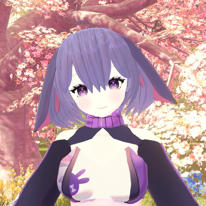 VRChat想定オリジナル3Dモデル「nococo -のここ-」v.1.2.1