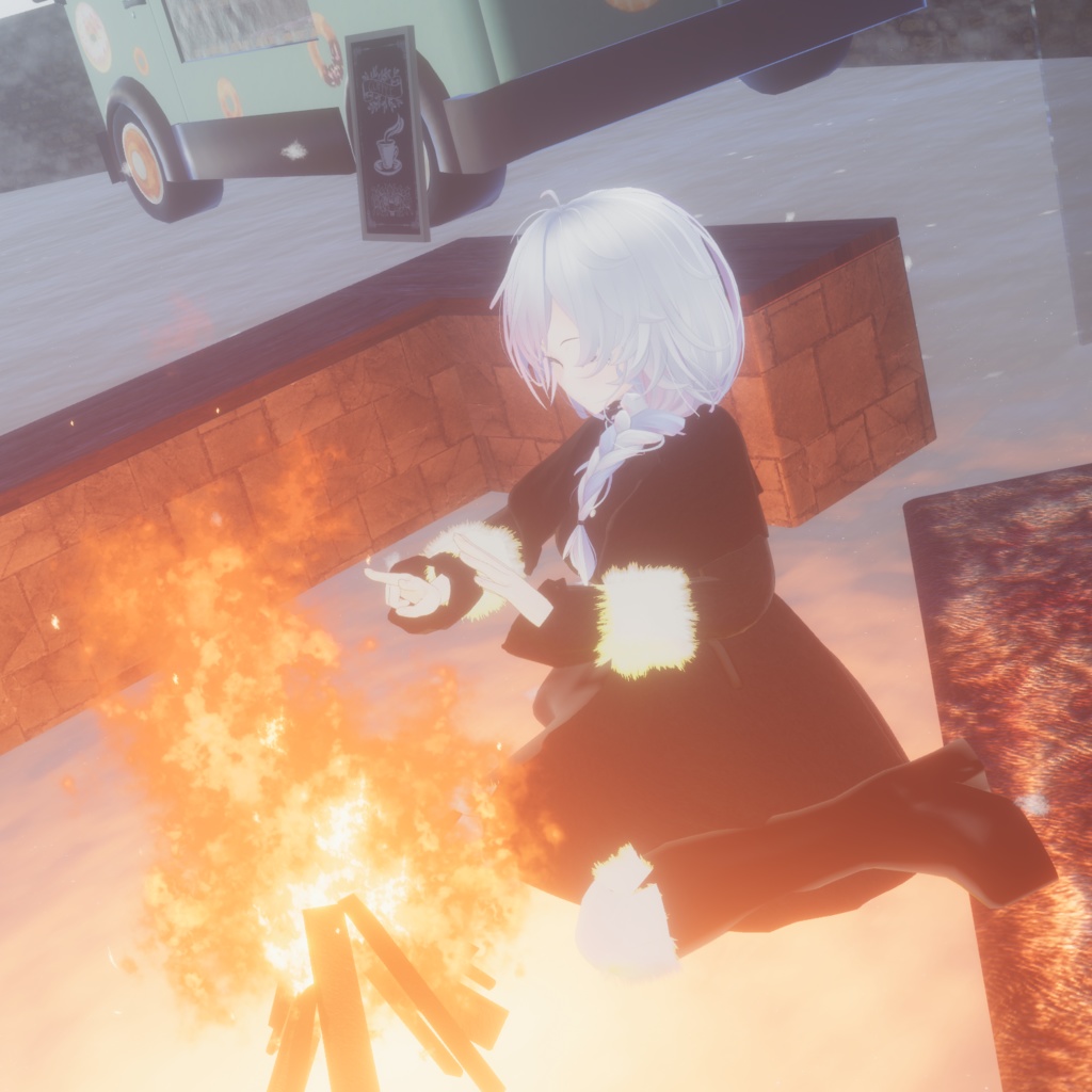 【複数アバター対応】 CC CapeCoat 【VRChat向け3D衣装】