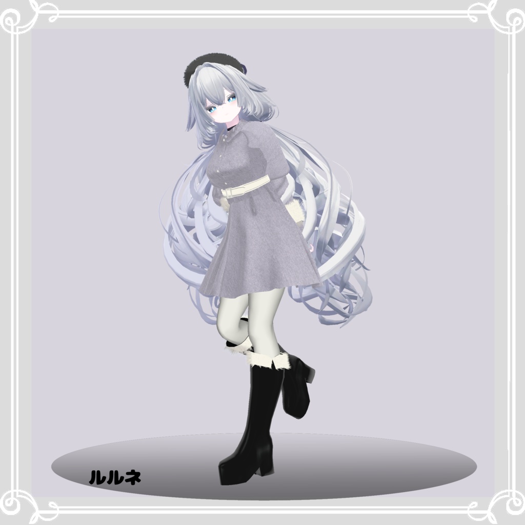 【複数アバター対応】 CC CapeCoat 【VRChat向け3D衣装】