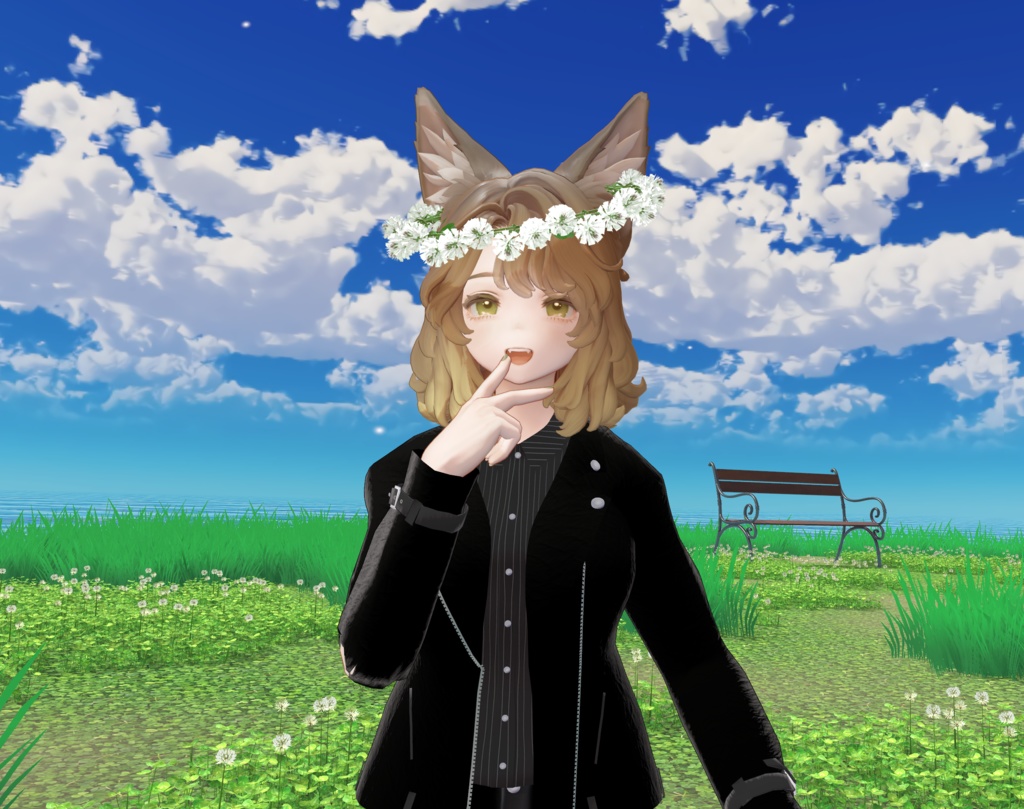 【複数アバター対応】 nero principessa 【VRChat向け3D衣装】