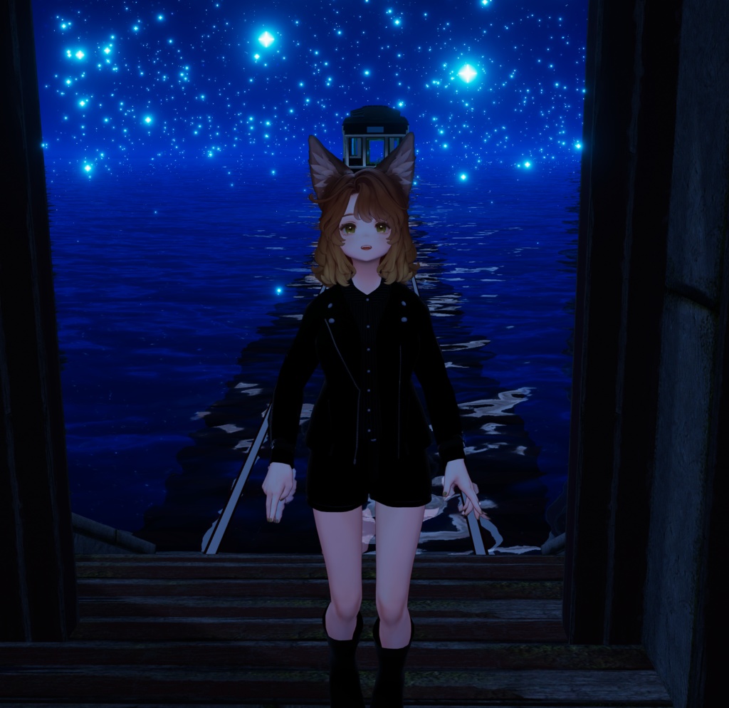 【複数アバター対応】 nero principessa 【VRChat向け3D衣装】