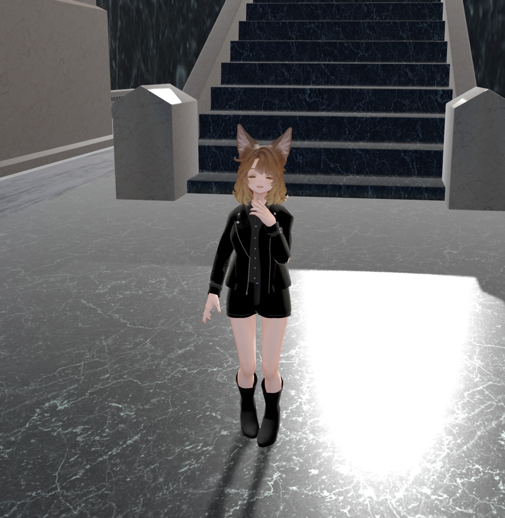 【複数アバター対応】 nero principessa 【VRChat向け3D衣装】