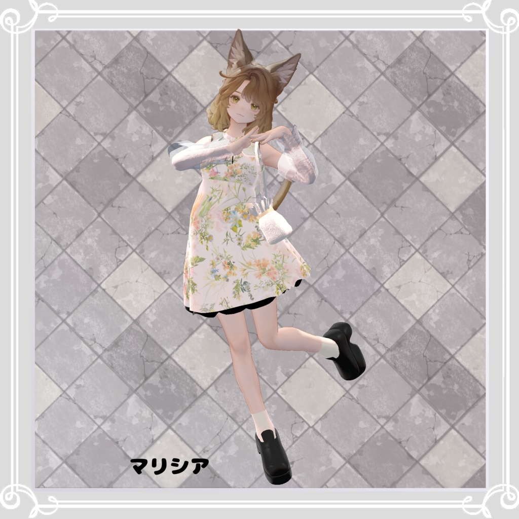 【複数アバター対応】 dolce brezza 【VRChat向け3D衣装】