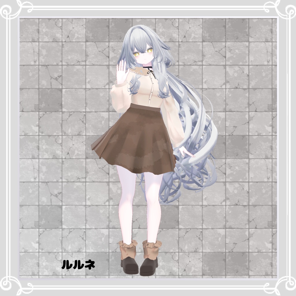 【複数アバター対応】 warm voice 【VRChat向け3D衣装】