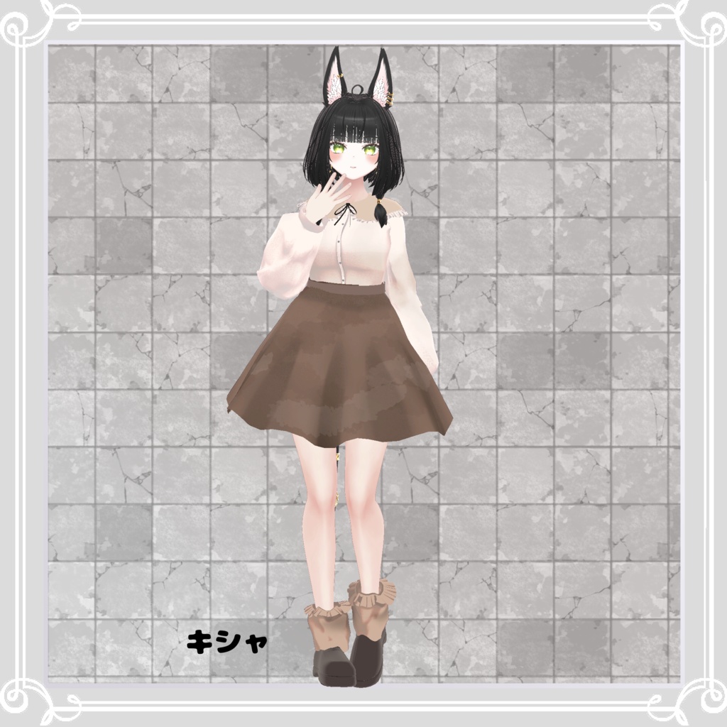 【複数アバター対応】 warm voice 【VRChat向け3D衣装】